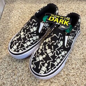 Tommy Bahama Black and White Skeleton Kids Sneakers